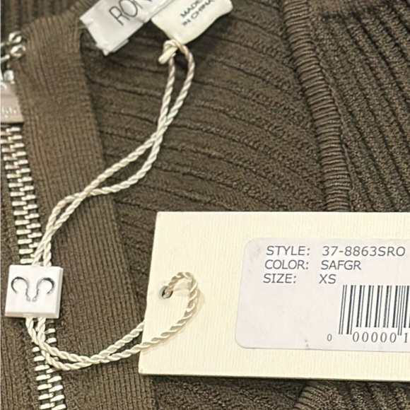 NWT Ronny Kobo Megan Rib Knit Cutout  Midi Bodycon Dress  Stretch  XS Sa… - Picture 14 of 14